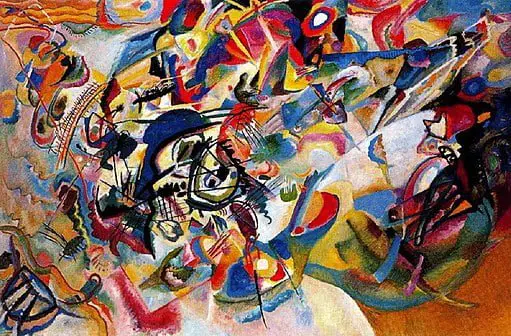 Abstract Art Vassily_Kandinsky,_1913_-_Composition_7