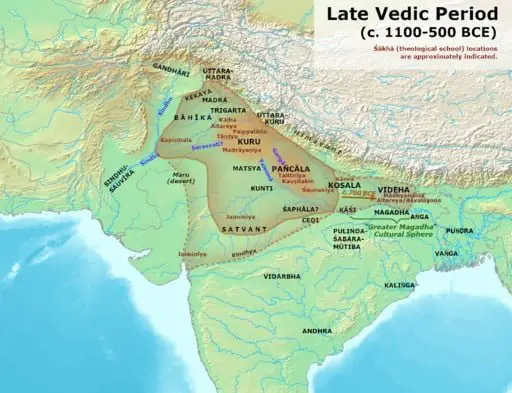 Aryan Invasion myth Late_Vedic_Culture_(1100-500_BCE)