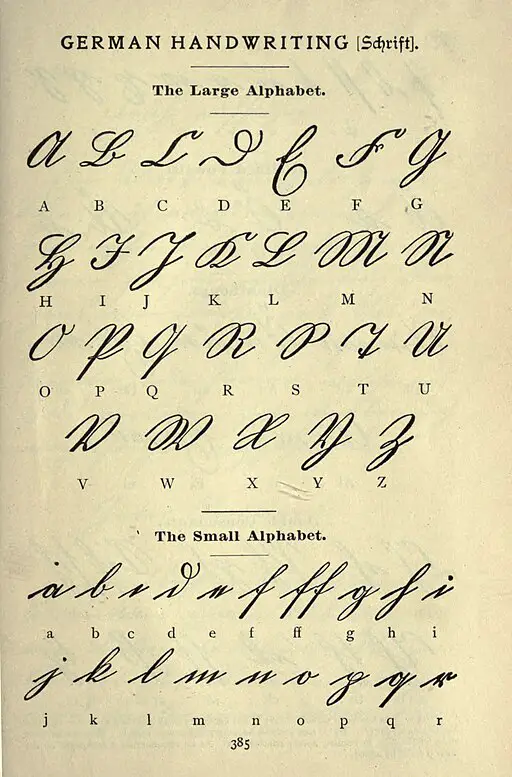 19th_century_German_alphabet_written_in_handwriting_style_-_1