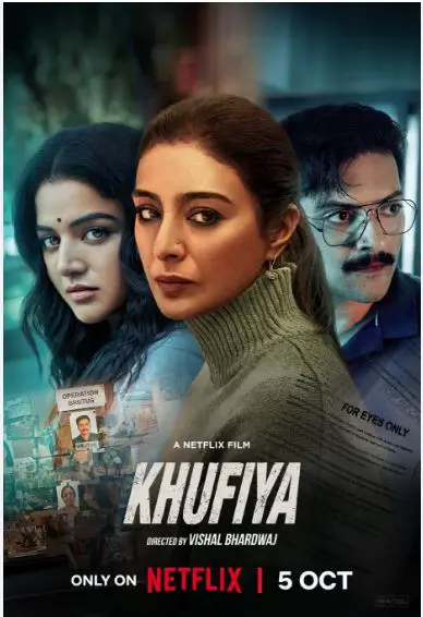 Khufia Poster Spy Thriller