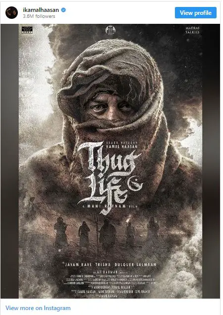 Kamal Haasan new movie Thug Life