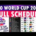 ICC T20 World Cup India Team with Others matches Schedule